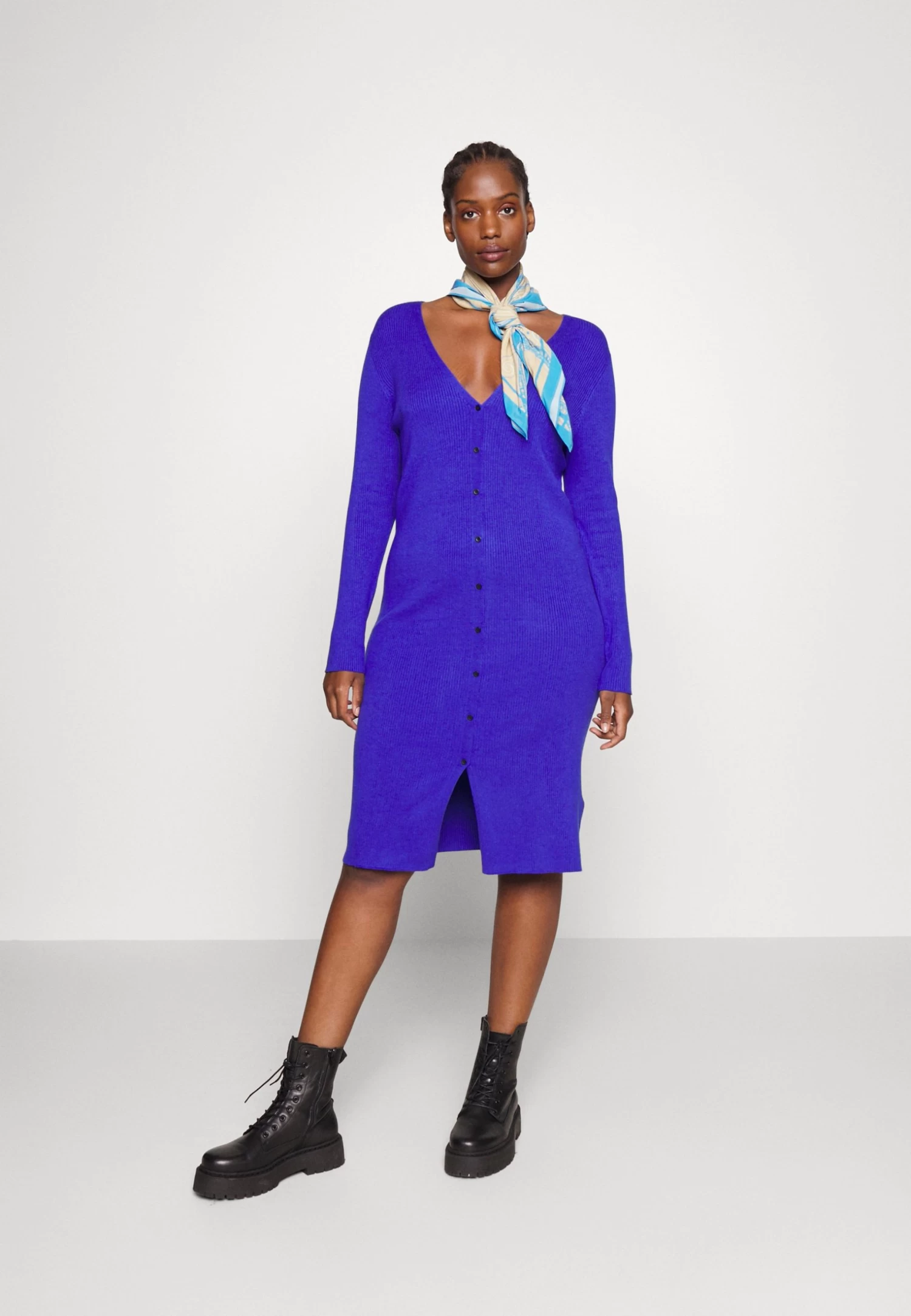 Vestido De Punto - Blue 2 Vestido De Punto - Blue - Imagen 2