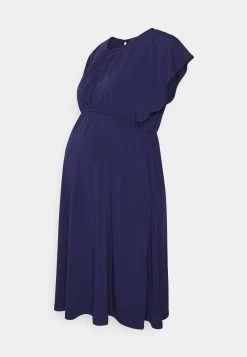 Fit And Flare Flowy Dropped Shoulder- Vestido Ligero - Dark Blue -Anna Field 04d7e9d7a98d47c4a9fd90efc04acbf5