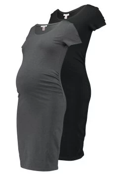 2 Pack - Vestido De Tubo - Black/Grey