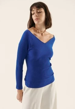 Anna Field 2-Pack - Camiseta De Manga Larga - Blue/Mottled Grey -Anna Field 10c1f79a548847f2babf06d8131d13b9