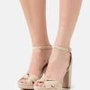 Anna Field Leather - Sandalias De Tacón - Beige