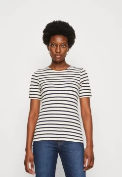 Anna Field Camiseta Estampada - Dark Blue/White