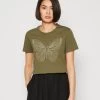 Anna Field Camiseta Estampada - Green