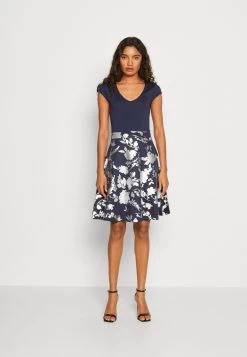 Anna Field Vestido Ligero - Dark Blue/Silver