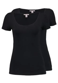 Anna Field 2 Pack- Camiseta Básica - Black