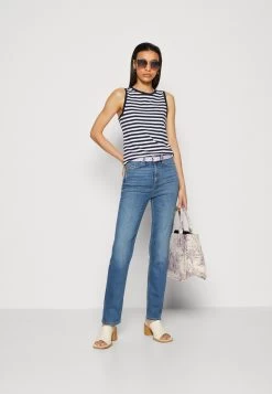 Anna Field Top - Dark Blue/White -Anna Field 495275d4637c4eccbe82969379544807