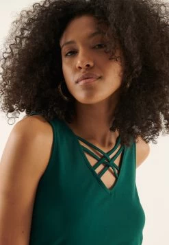 Anna Field 2-Pack - Top - Black/Dark Green 11 Anna Field 2-Pack - Top - Black/Dark Green -Anna Field 4a03a344c2e7424fad2df9349de29a95