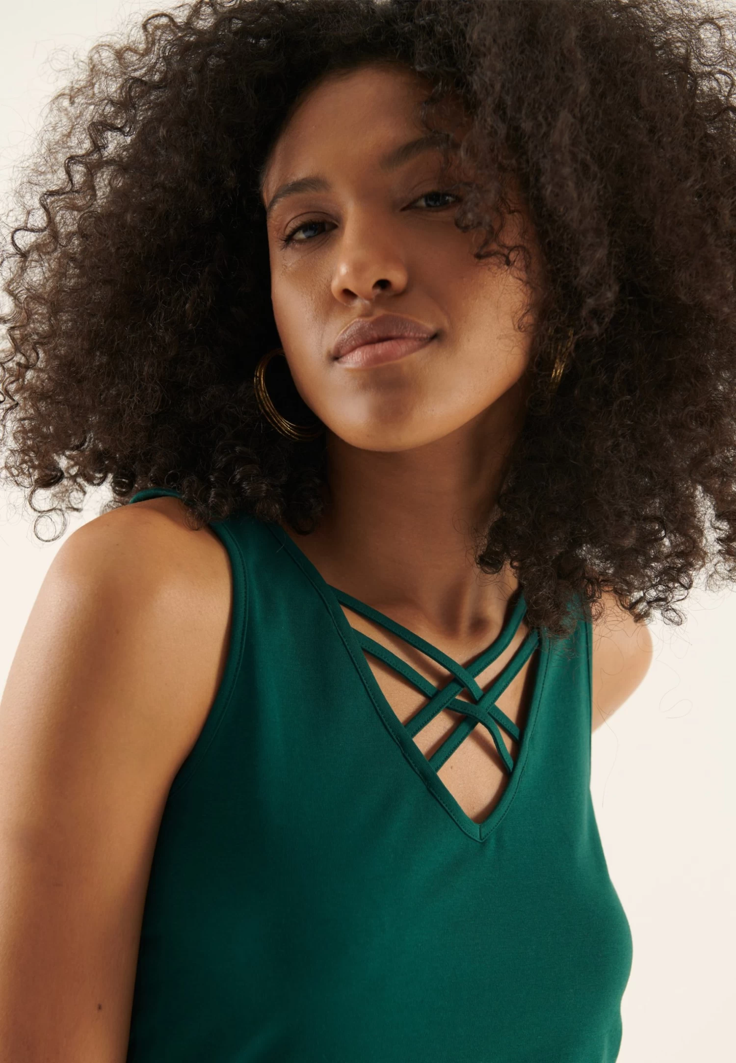 Anna Field 2-Pack - Top - Black/Dark Green 6 Anna Field 2-Pack - Top - Black/Dark Green - Imagen 6