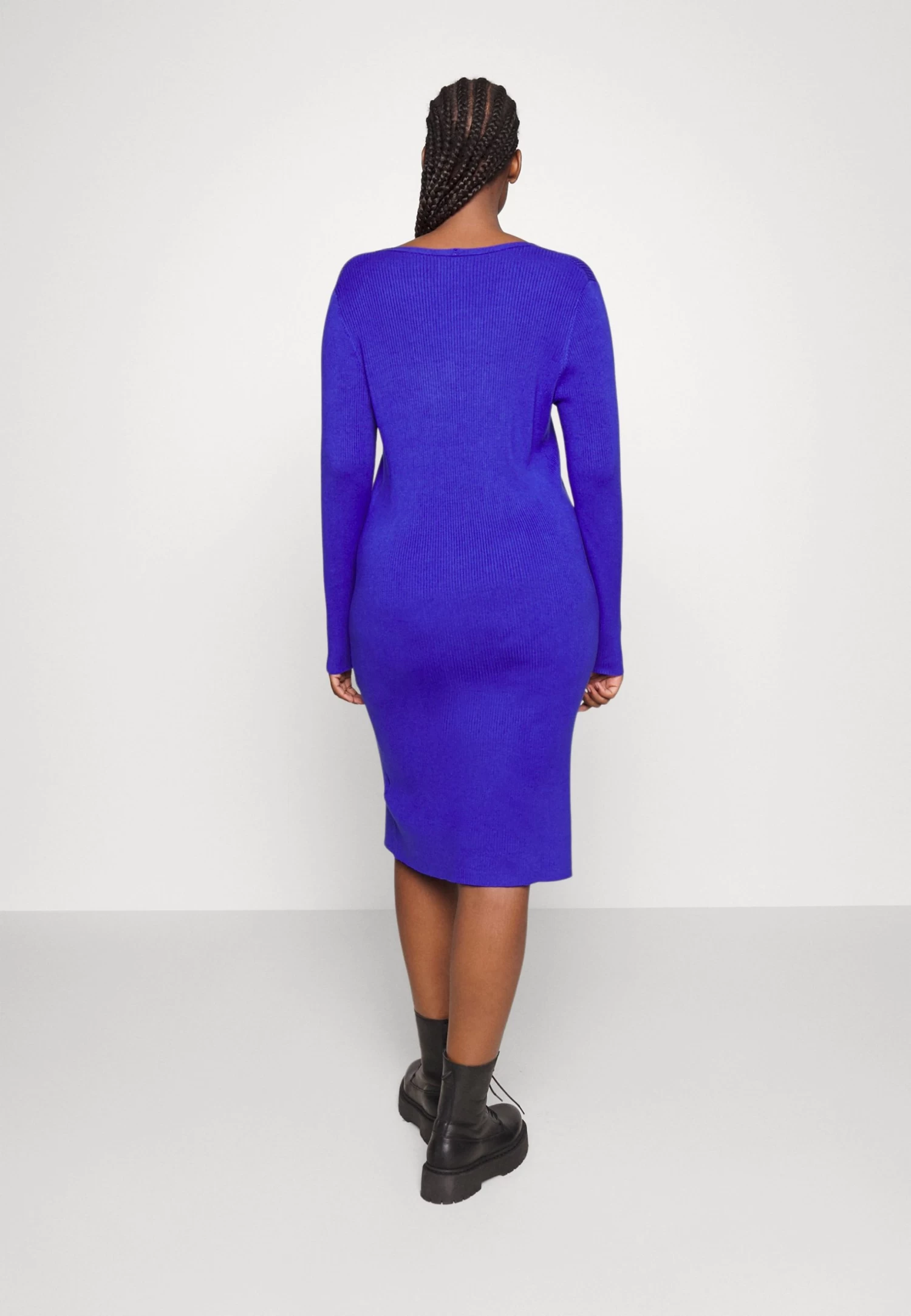 Vestido De Punto - Blue 3 Vestido De Punto - Blue - Imagen 3