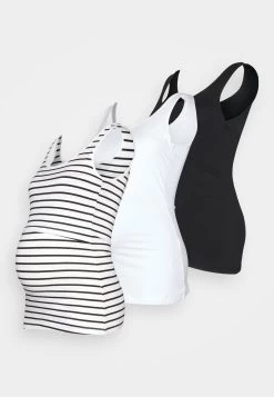 3 Pack - Top - Black/White/Multi-Coloured -Anna Field 500afbc296d74765860feb86a9fbc1ae