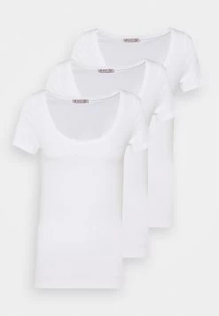 Anna Field 3 Pack - Camiseta Básica - White -Anna Field 761f2bf994f04694bdad134d50a5d03f