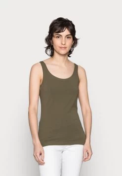 Anna Field Basic Tank 3Er Pack - Top - Black/White /Khaki -Anna Field 9757d09f8c9046c1a3e544999a56fc79