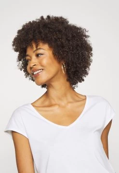 Anna Field Basic V Neck Drop Shoulder 2 Pack- Camiseta Básica - White/White -Anna Field adbbac9b76774472a62e08c843ba23d4