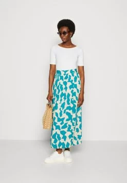 Anna Field Camiseta Estampada - Light Blue/White