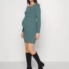 Vestido De Punto - Dark Green