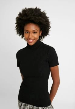 1/2 Sleeve Roll Neck - Camiseta Básica - Black -Anna Field c0f6a97975034c6dbb8721bf68d7a8fb