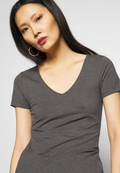 Anna Field 3 Pack - Camiseta Básica - Black, White -Anna Field c7a6b2b345ee483ca979cbe4d3dc88bc