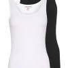 Anna Field 2 Pack - Top - Black/White