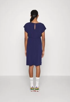 Fit And Flare Flowy Dropped Shoulder- Vestido Ligero - Dark Blue -Anna Field ef968090854249deb57e31195de11944