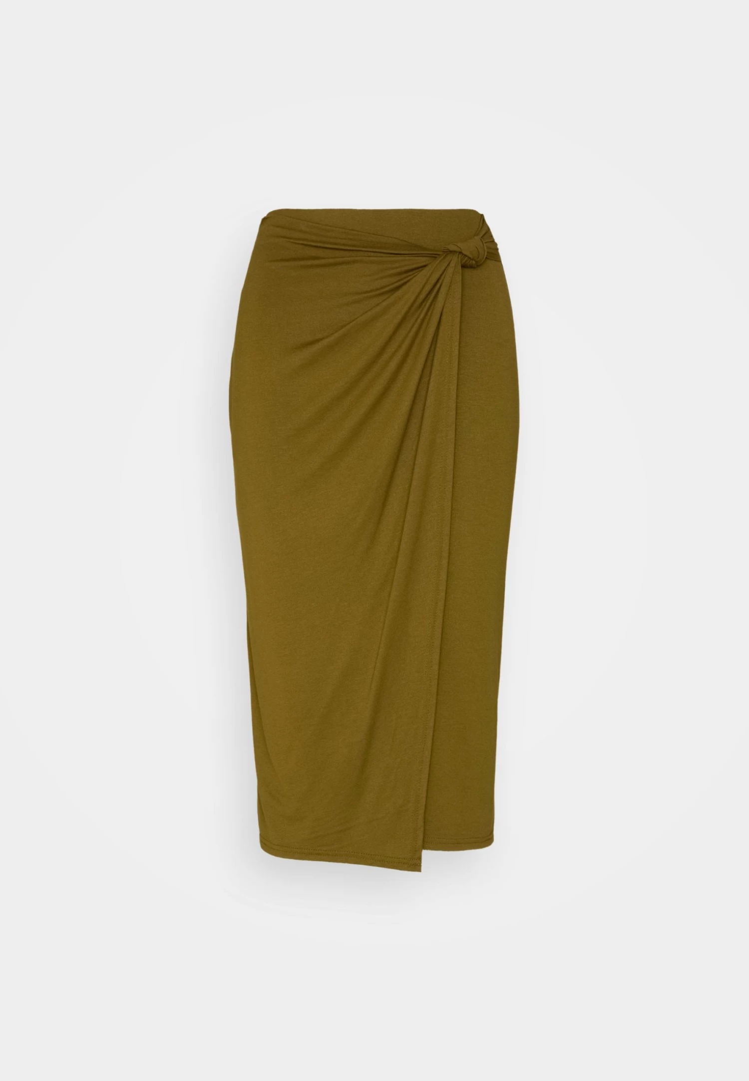 Anna Field Front Knot Midi Skirt - Falda De Tubo - Khaki 5 Anna Field Front Knot Midi Skirt - Falda De Tubo - Khaki - Imagen 5