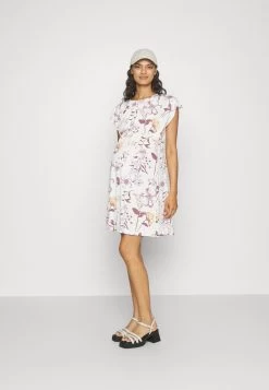 Fit And Flare Flowy Dropped Shoulder- Vestido Ligero - Beige/Lilac -Anna Field fa6d54a652cd4410a801ebdd525b7474